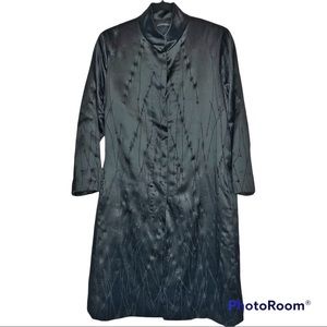 Isda & Co Beaded Silk Evening Coat
